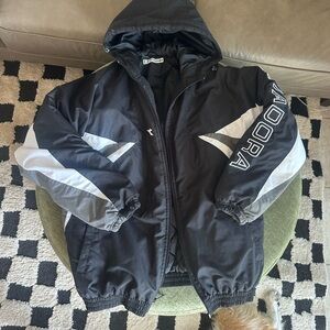 Diadora Black and White Logo Jacket
